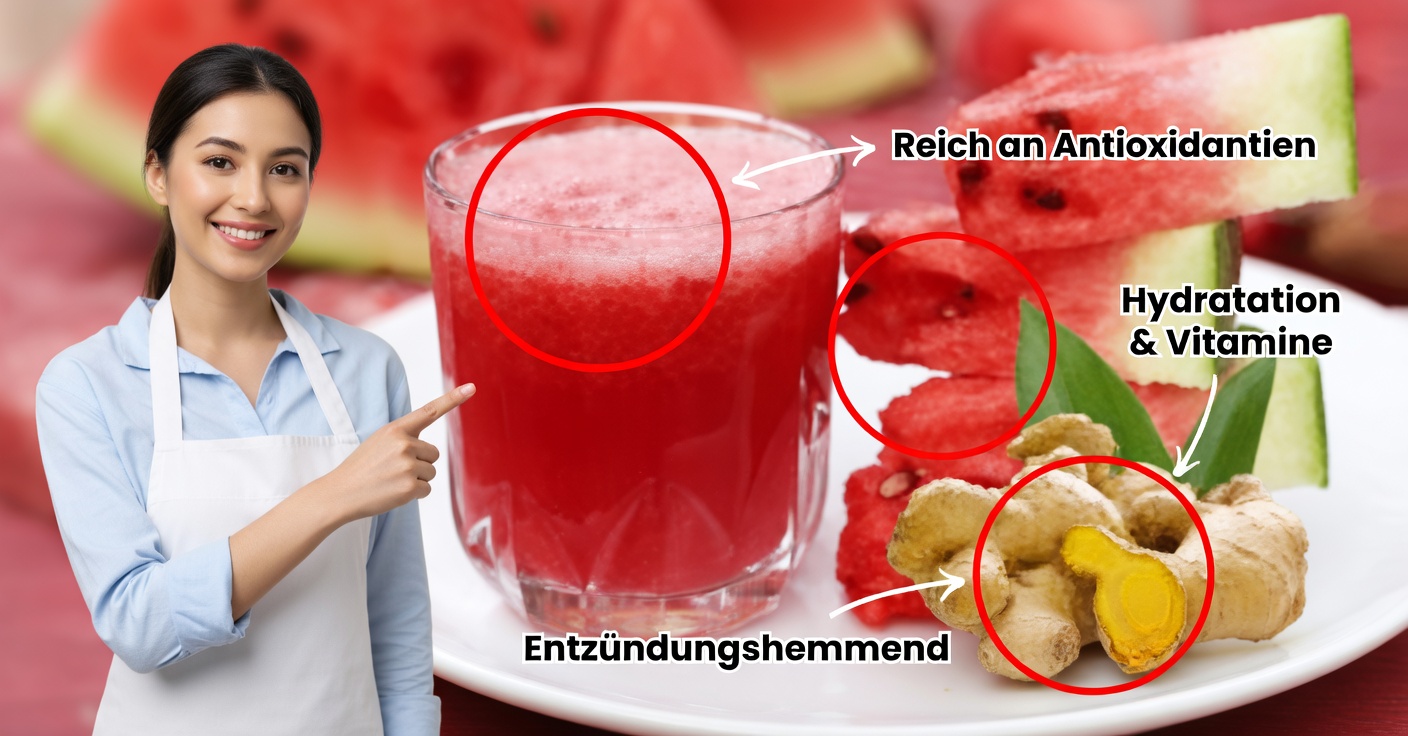Wassermelonen-Ingwer-Saft zur Stärkung der Vitalität in der Partnerschaft