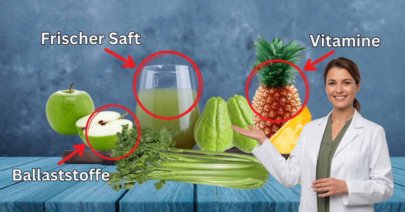 Chayote-Ananas-Saft für die Leber