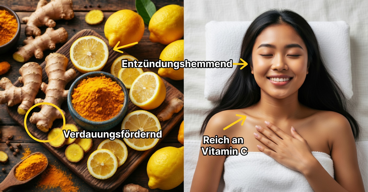 Kurkuma, Ingwer und Zitrone: Tonikum für männliche Vitalität