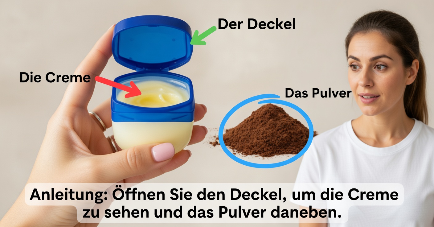 Vaseline und Kaffee: Natürliches Peeling für eine weiche Haut