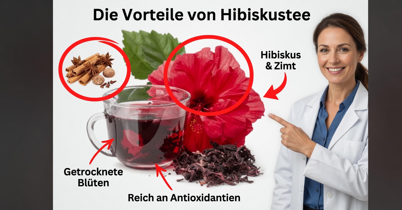 Mischung aus Hibiskusblüten, Lorbeer und Zimt: Verbrennt das ganze Fett