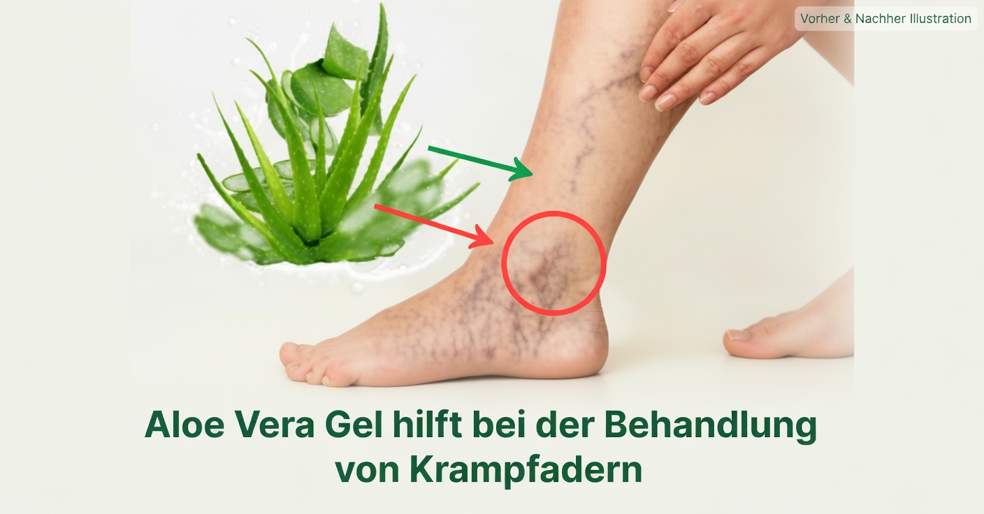 Aloe Vera gegen Krampfadern und müde Beine: Natürliches Heilmittel