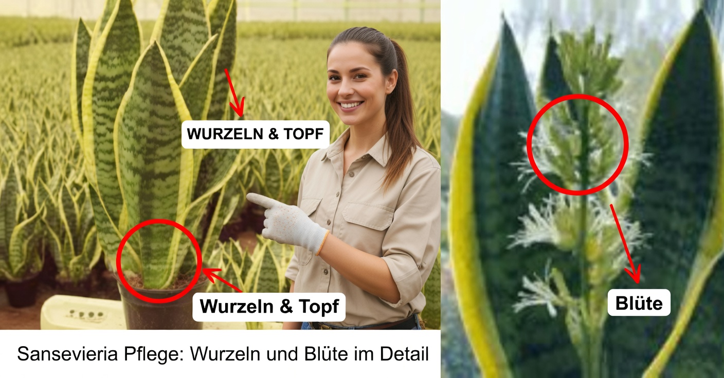 Entdecke, wie du die Sansevieria oder Schwiegermutterzunge wunderschön zum Blühen bringst