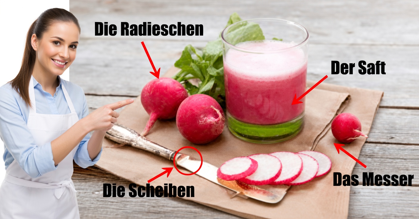 Rettich und Schilddrüse: Vorteile und Rezept für einen gesunden Saft
