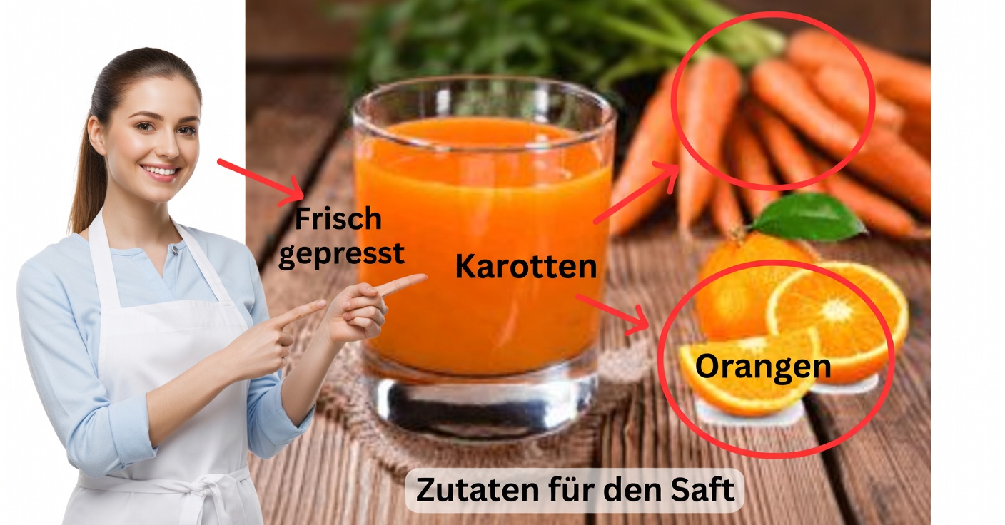 Mische Orangen und Karotten und verwandle deine Gesundheit