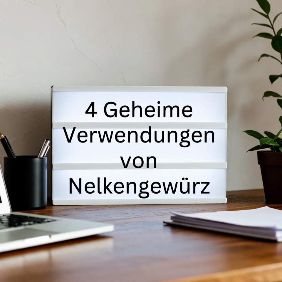 4 geheime Verwendungsmöglichkeiten von Gewürznelken