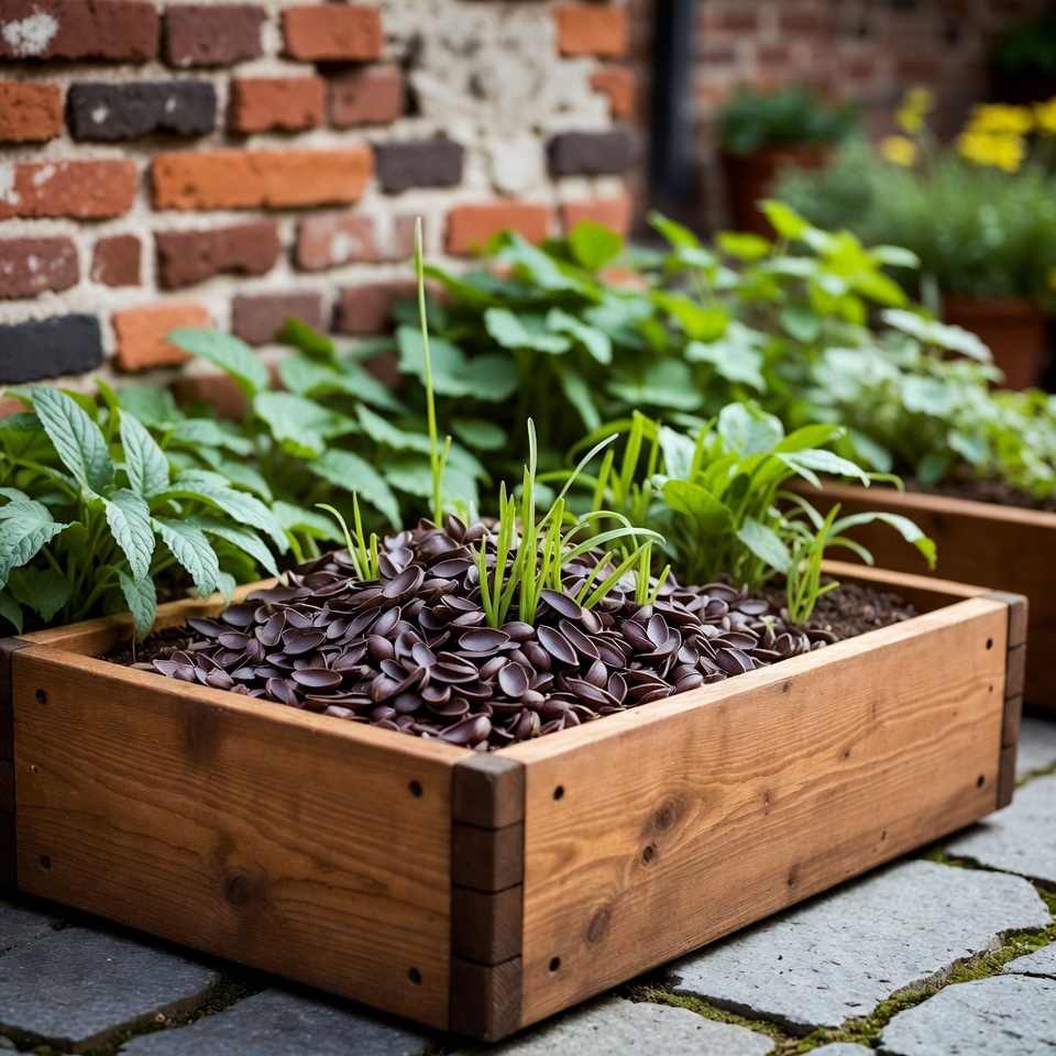 Pistazienschalen im Garten wiederverwenden