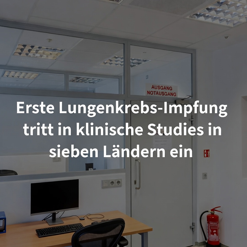 Erster Lungenkrebsvakzin tritt in klinische Studien in sieben Ländern ein