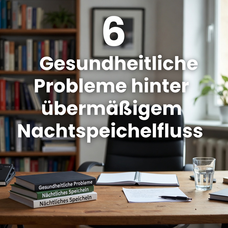 6 Gesundheitsprobleme hinter übermäßigem nächtlichem Speichelfluss