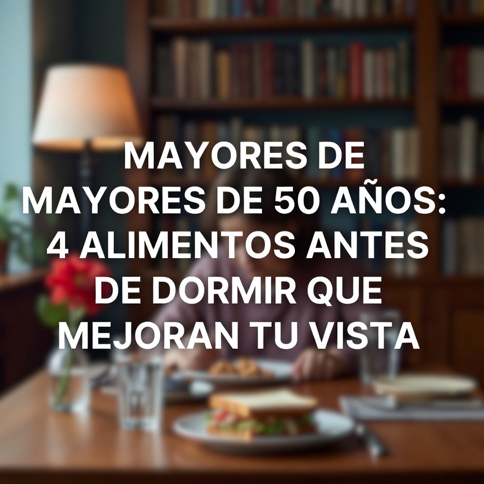 Über 50 Jahre: 4 Lebensmittel vor dem Schlafengehen, die Ihr Sehvermögen verbessern