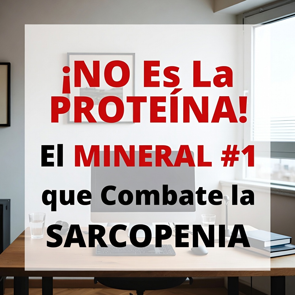 NICHT das EIWEISS! Das Mineral Nr. 1, das Sarkopenie bekämpft