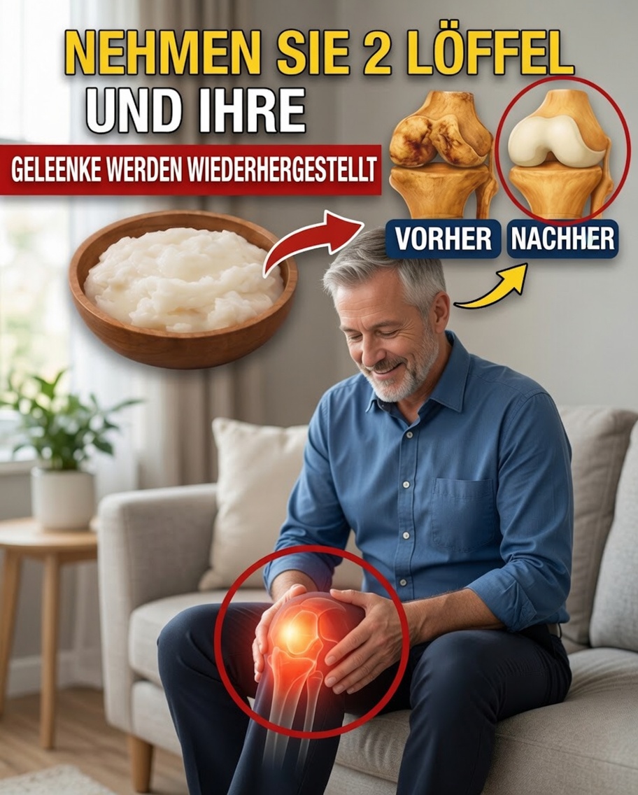 Warum so viele Menschen über 50 mit Schmerzen und Steifheit in den Knien aufwachen – und ein einfacher Küchenzutat, der den Gelenkkomfort unterstützen kann