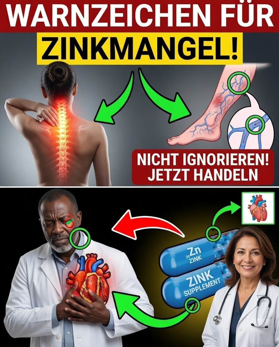 Warnung! 10 schockierende Anzeichen eines Zinkmangels, die Sie niemals ignorieren sollten