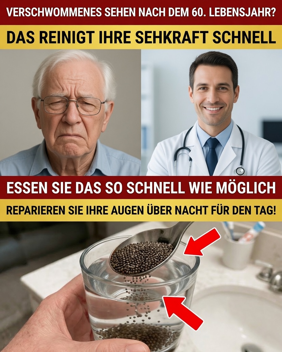 Mehr als 60 Jahre? Entdecken Sie diesen alltäglichen Samen, der auf natürliche Weise die Gesundheit Ihrer Augen und Ihrer Netzhaut unterstützen kann