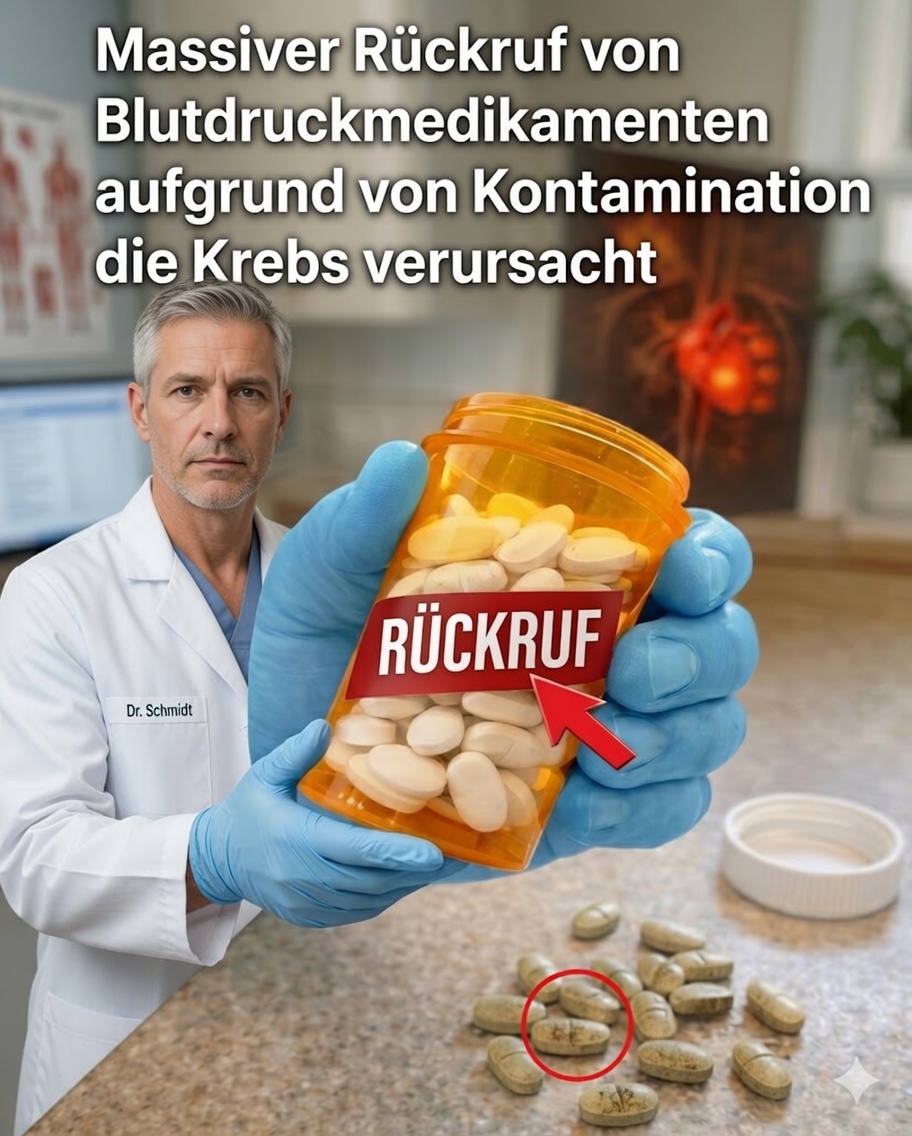 Blutdruckmedikament zurückgerufen? Was Sie jetzt tun müssen