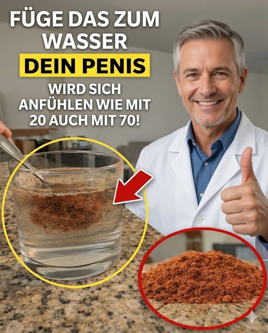 Trinken Sie nach 50 kein reines Wasser! Fügen Sie dieses Mineral hinzu, um die Durchblutung zu verbessern