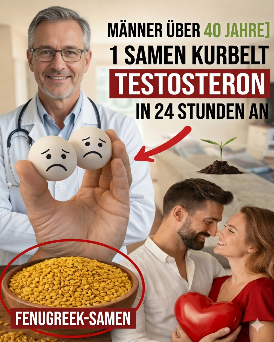Männer über 40: Dieser kraftvolle Samen kann helfen, Ihren Testosteronspiegel und Ihre Vitalität zu unterstützen