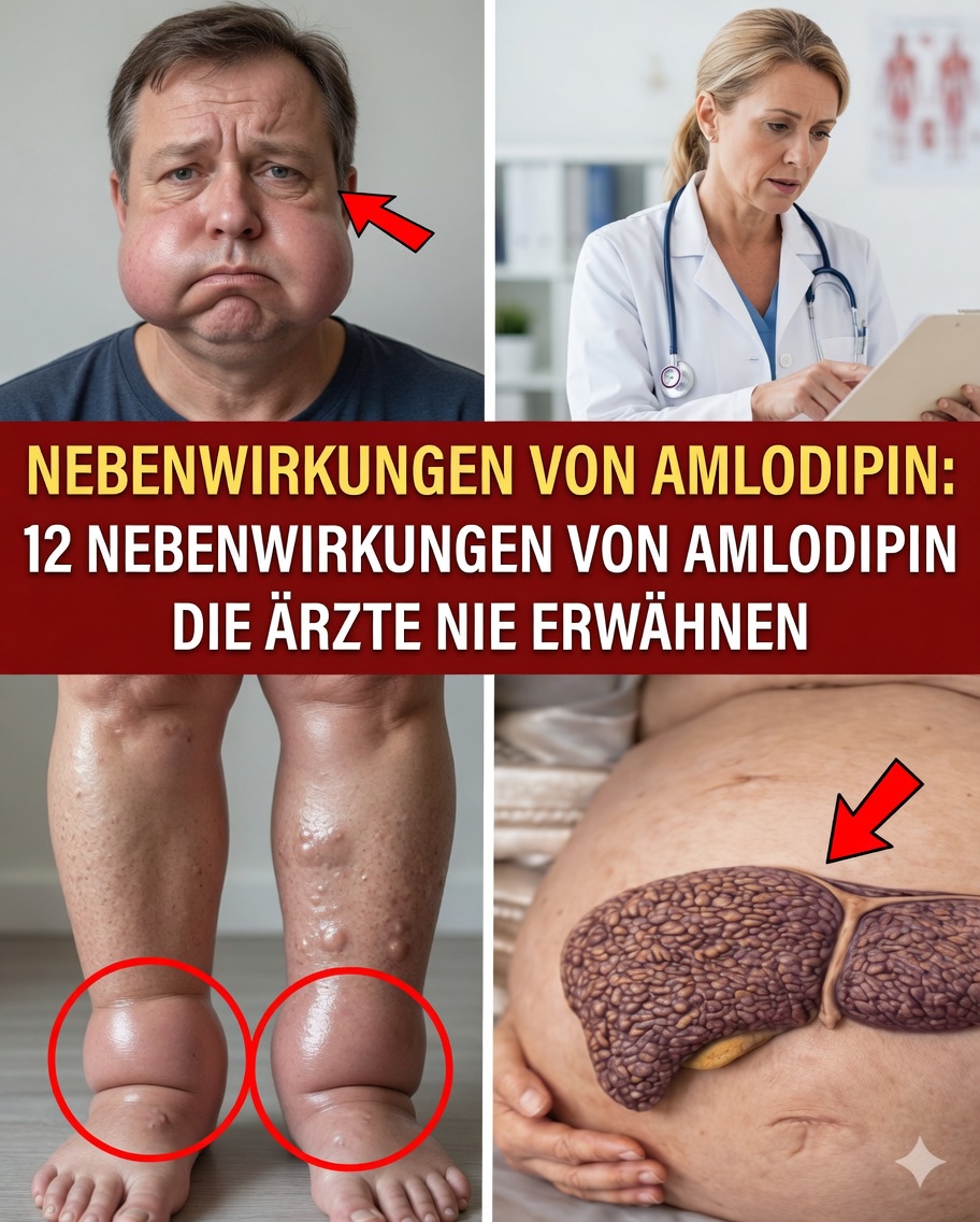 Top 12 Nebenwirkungen von Amlodipin (Was Ärzte fast nie erzählen)
