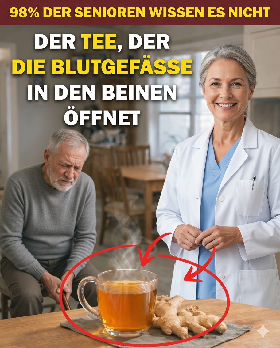 Über 60? Trinken Sie diese 3 Tees, um die Muskelkraft zurückzugewinnen und wieder sicher gehen zu können