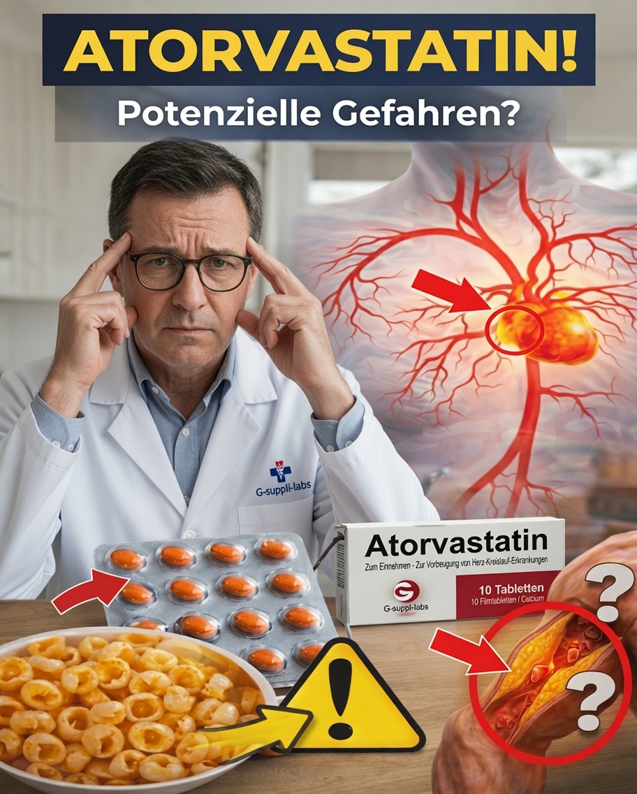 Nebenwirkungen von Atorvastatin: 15 versteckte Gefahren, die Ihr Arzt Ihnen möglicherweise nicht erklärt hat