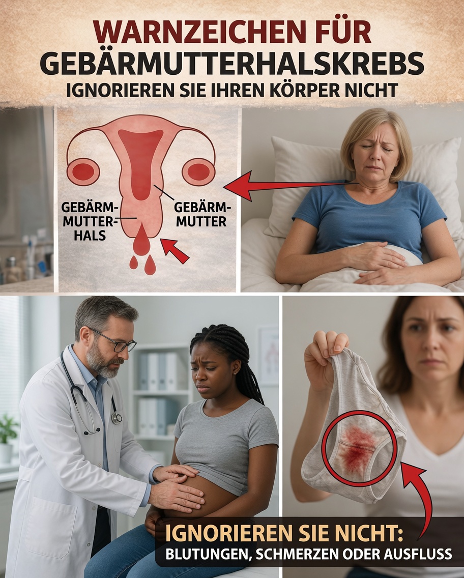 9 frühe Anzeichen von Gebärmutterhalskrebs, die viele Frauen ignorieren – Was jede Frau wissen muss