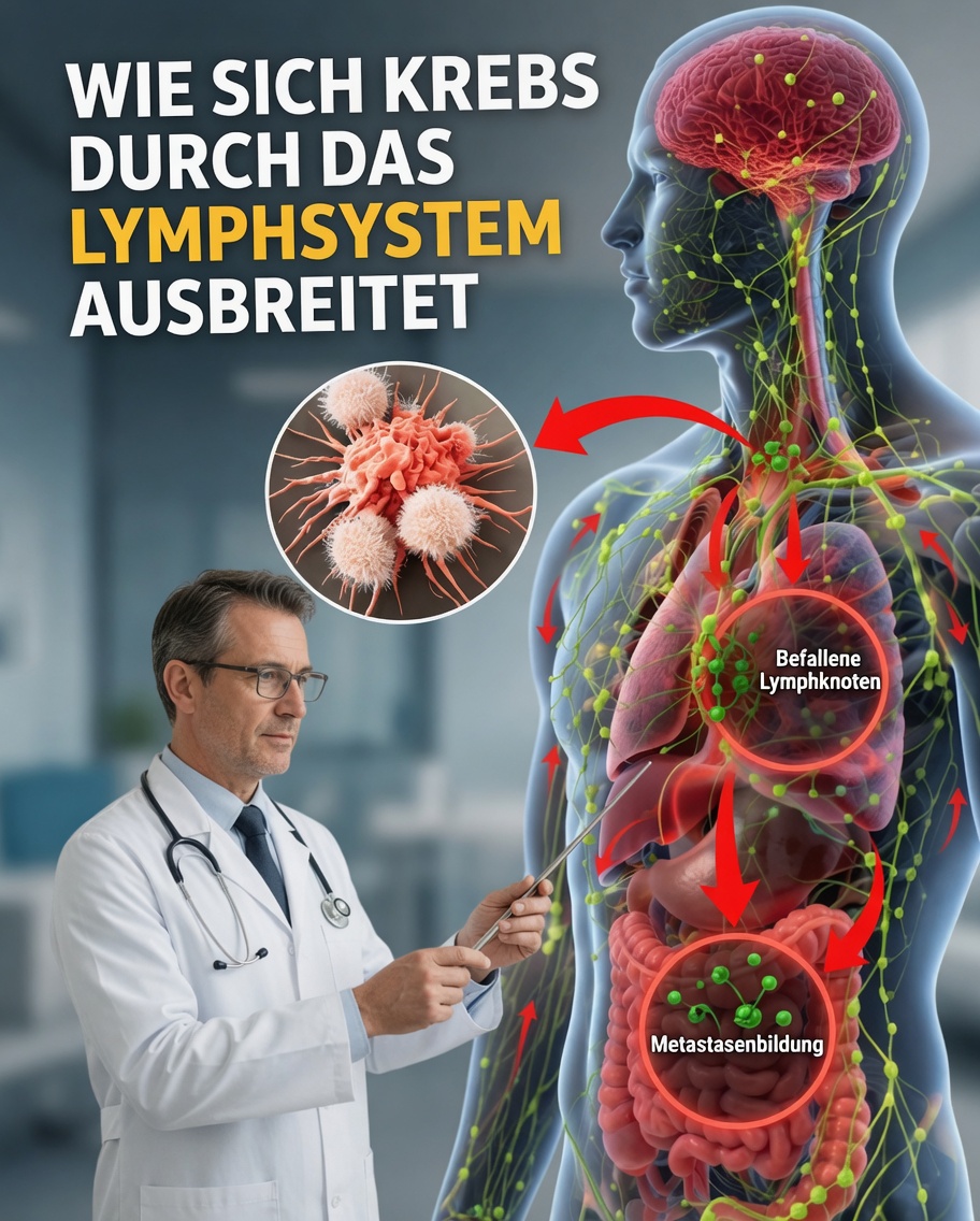 Welche Rolle spielt das Lymphsystem bei der Progression von Krebs?
