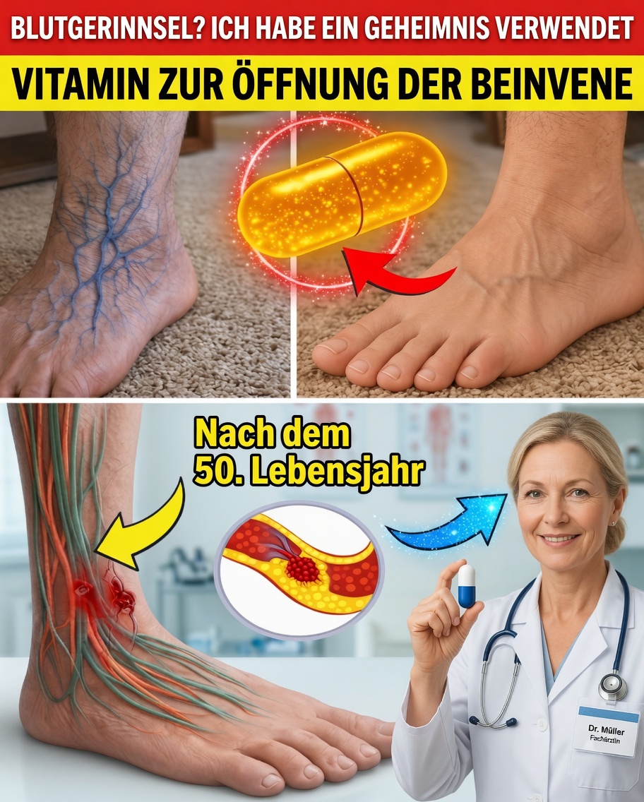 Dieses Vitamin kann helfen, das Risiko von Blutgerinnseln in den Beinen zu senken – Senioren, das ist für Sie