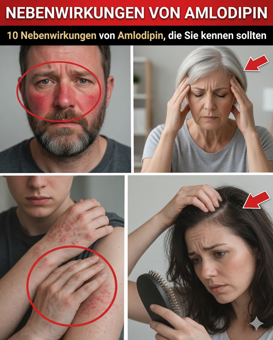 Nebenwirkungen von Amlodipin: Was sie bedeuten und wie man die Risiken reduziert