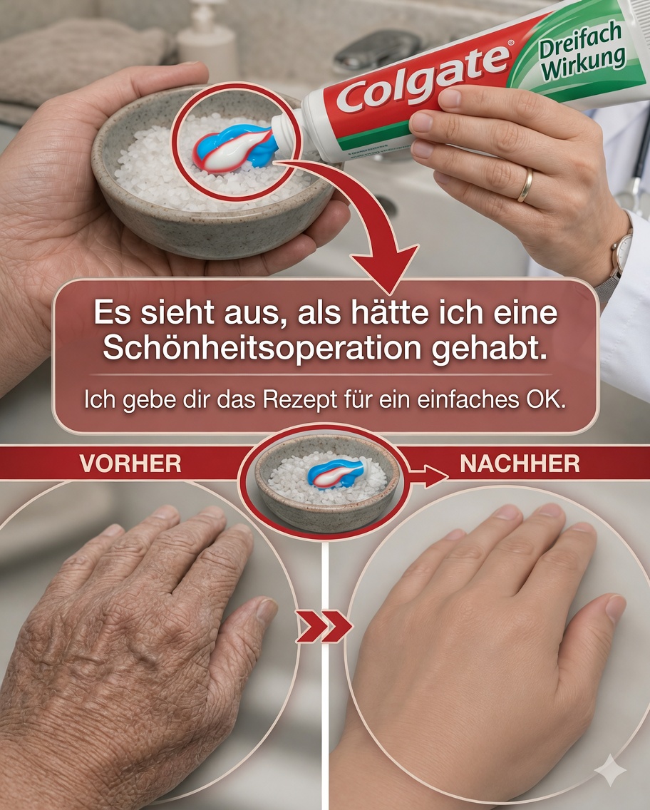 Sie dachten, ich hätte ästhetische Eingriffe machen lassen… aber es war nur diese einfache natürliche Pflegeroutine gegen Falten und Flecken an Händen und Armen