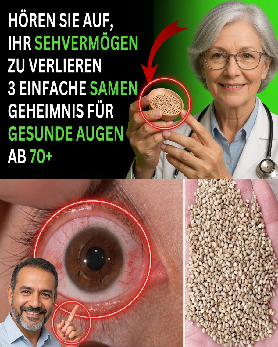 Schützen Sie Ihre Augen auf natürliche Weise: 3 kraftvolle Samen und 1 Frucht, die jeder Senior kennen sollte