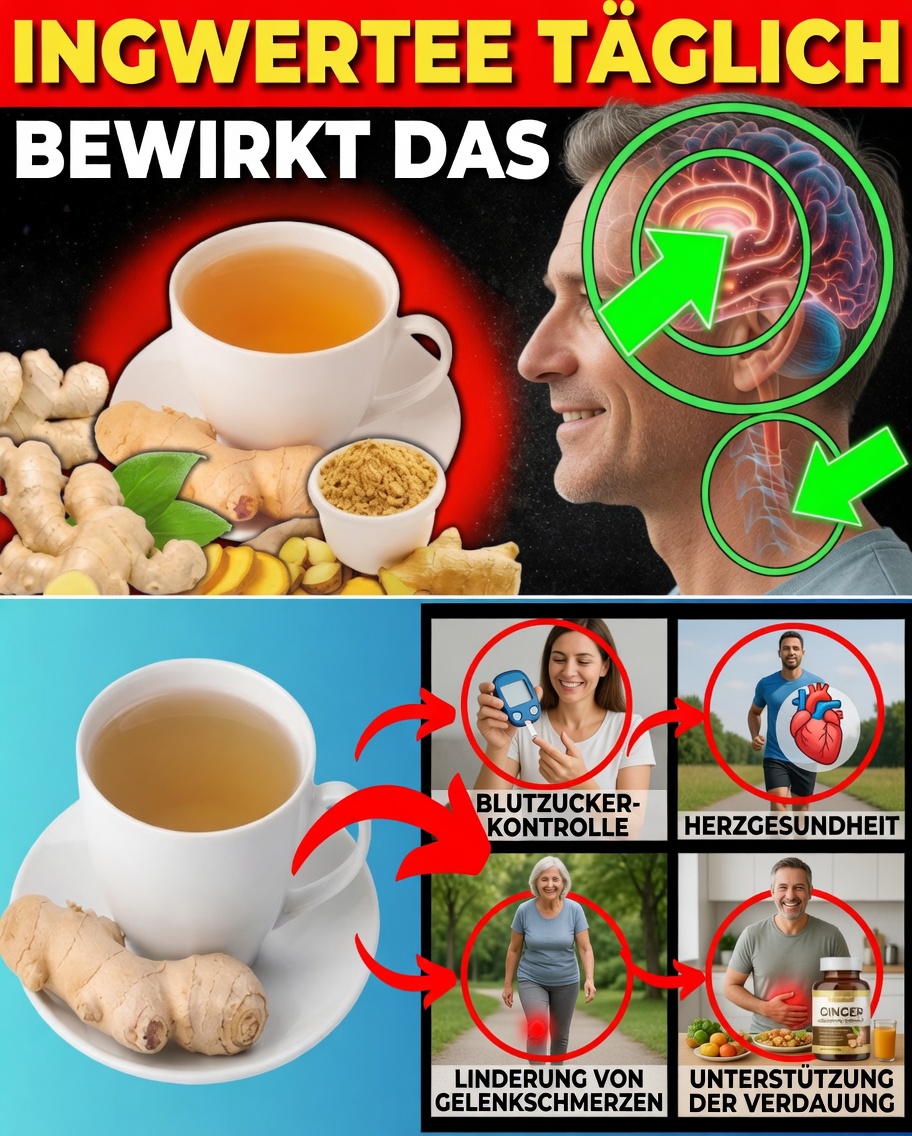 10 überzeugende Gründe, nach dem 50. Lebensjahr täglich Ingwertee zu trinken (und wie man ihn richtig anwendet)