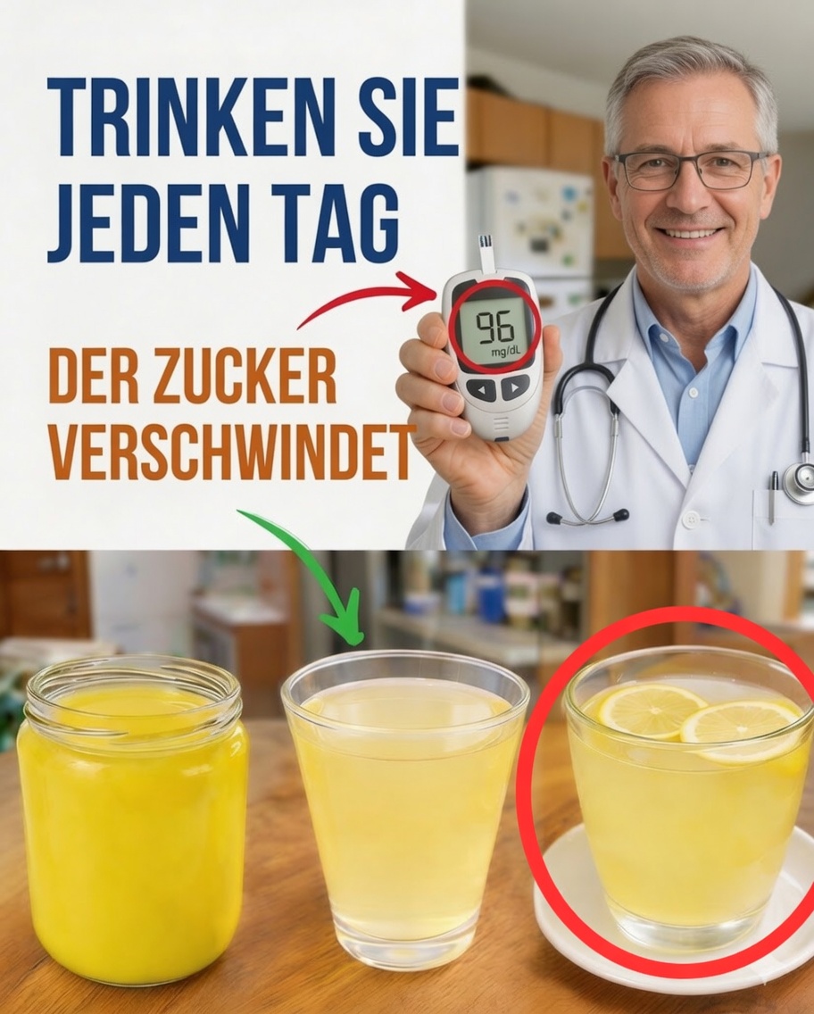 Trinken Sie dies jeden Tag und der Zucker verschwindet! Das Getränk, das hilft, den Blutzucker auf natürliche Weise auszugleichen
