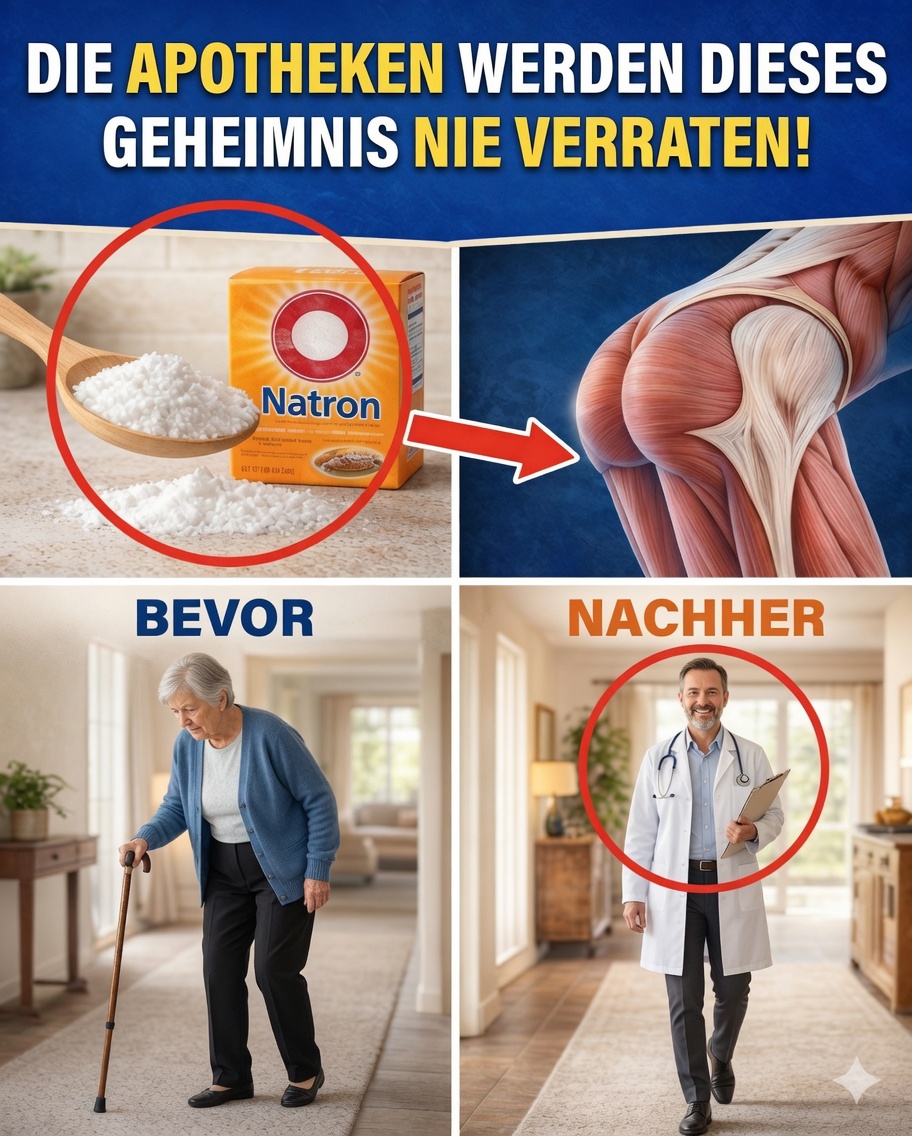 Über 60? Verwenden Sie NATRIUMBIKARBONAT so und sehen Sie, wie 13 Gesundheitsprobleme verschwinden!