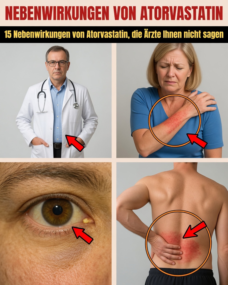 15 versteckte Nebenwirkungen von Atorvastatin, die Ihr Arzt möglicherweise nicht die Zeit hat zu erklären (die Sie aber vor dem nächsten Rezept kennen müssen)