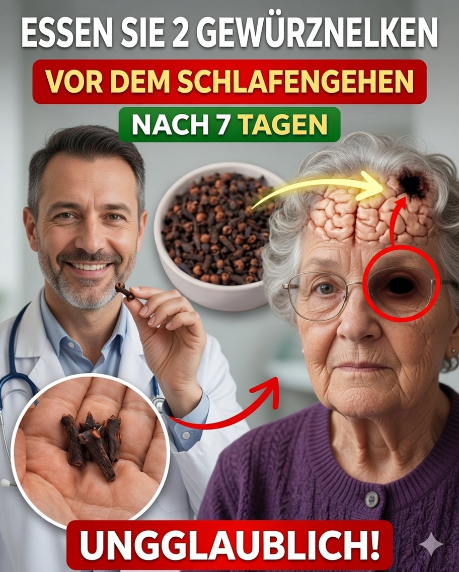 Was passiert, wenn Sie 7 Tage lang täglich 2 Gewürznelken konsumieren: Die überraschende Veränderung des Körpers, über die fast niemand spricht