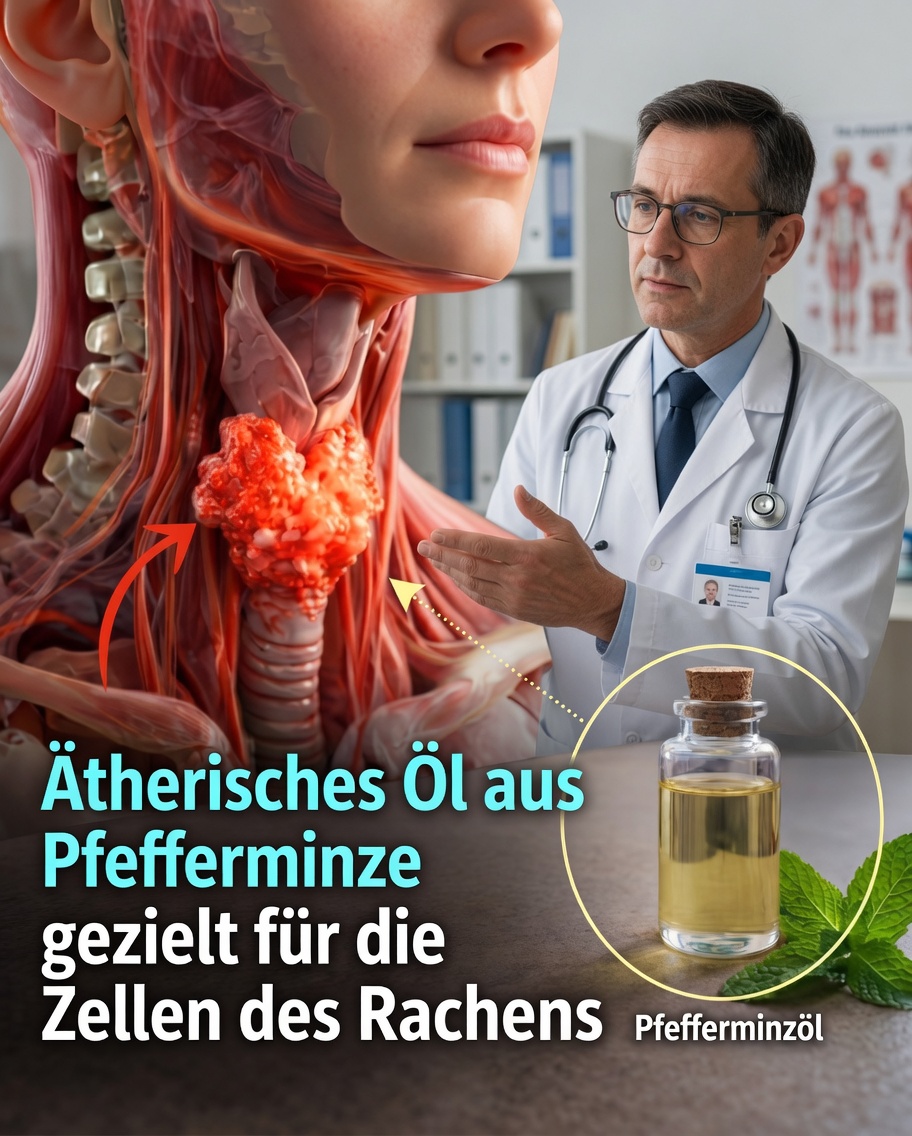 Neue Laborstudie aus dem Jahr 2025 zeigt, wie ätherisches Pfefferminzöl Larynxkrebszellen in Zellkultur beeinflusst