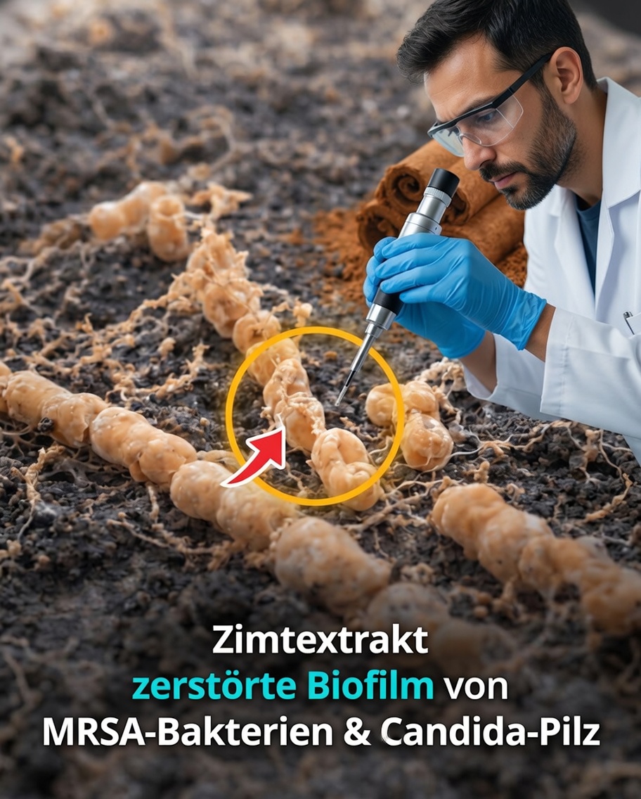 Kann Zimt aus der Küche der Schlüssel zum Verständnis persistenter mikrobieller Gemeinschaften sein?