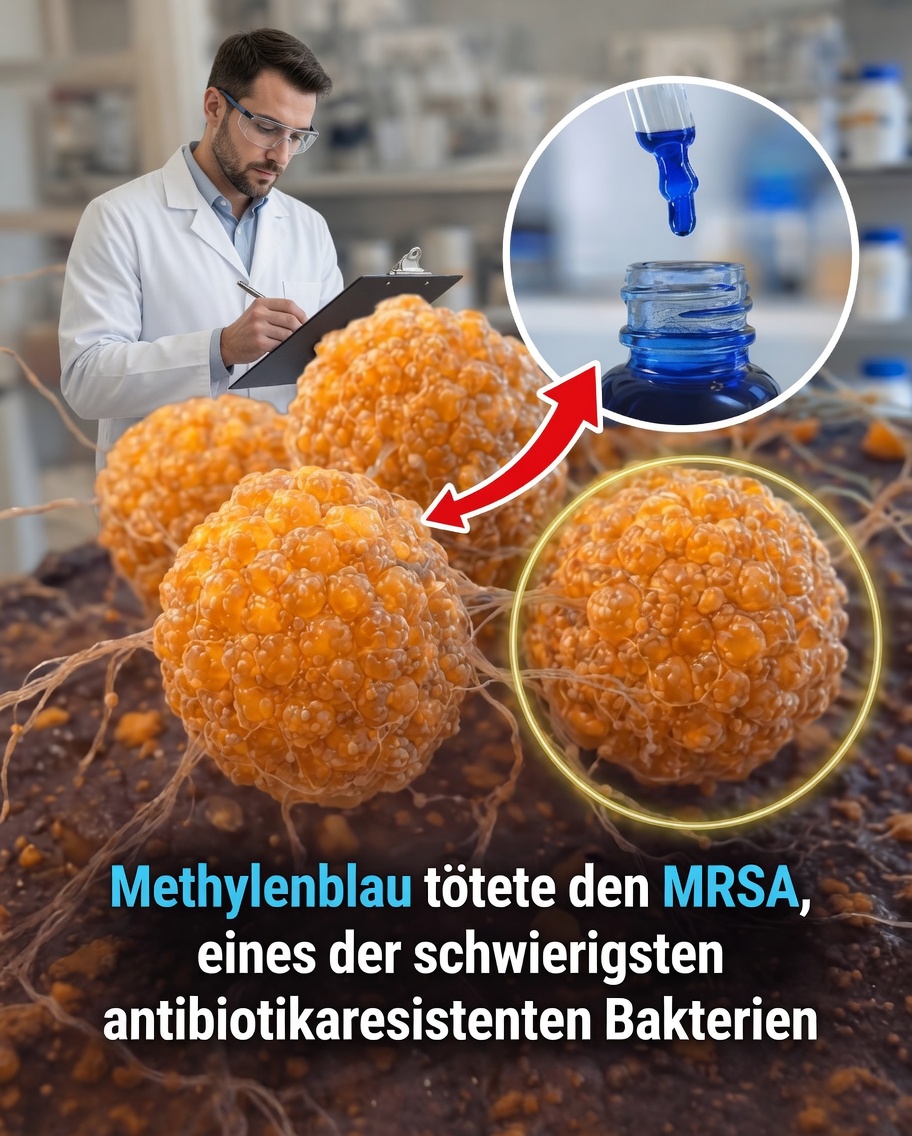 Die überraschende Entdeckung über Methylenblau und eines der antibiotikaresistentesten Bakterien