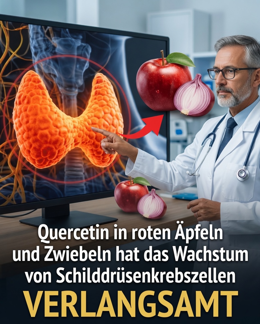 Alltägliche Lebensmittel wie Äpfel und Zwiebeln: Können sie neue Hinweise für die Forschung zum Schilddrüsenkrebs liefern?