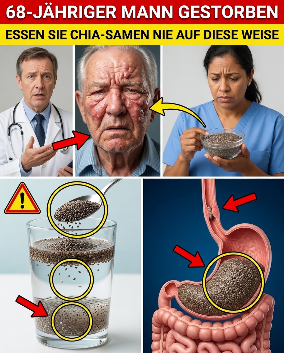Senior, hör auf, Chia auf die falsche Art zu essen! Verborgene Fehler, die deiner Gesundheit schaden könnten