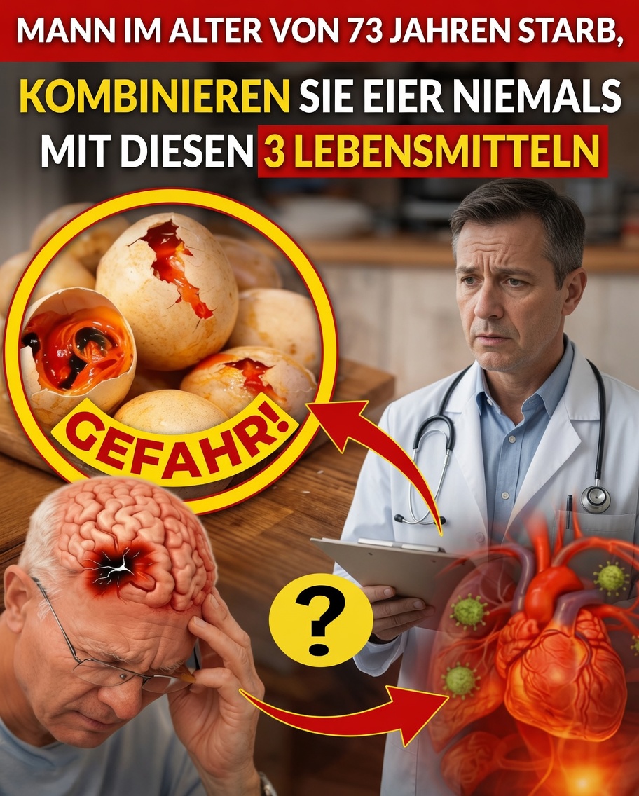 Warnung für Senioren: 3 gängige Lebensmittel, die Sie niemals mit Eiern kombinieren sollten