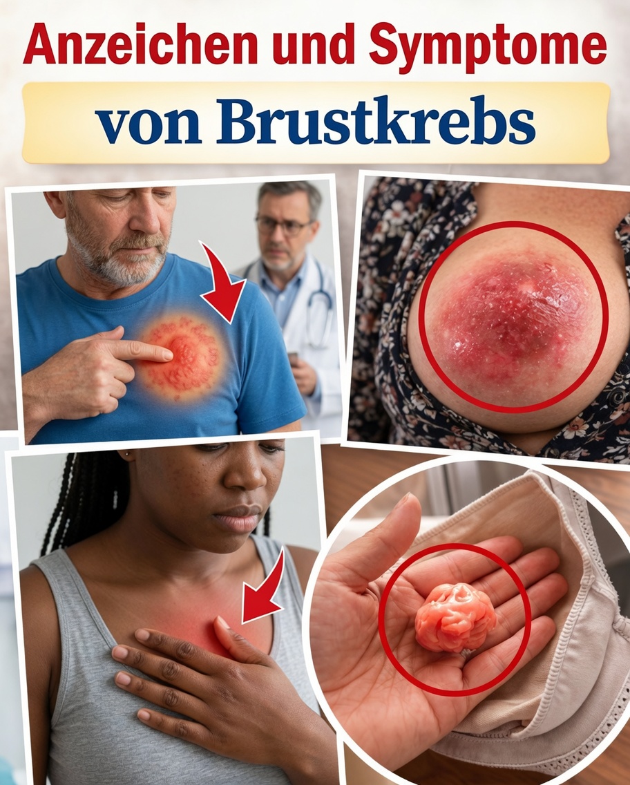 10 Warnzeichen und Symptome von Brustkrebs, die Sie niemals ignorieren sollten