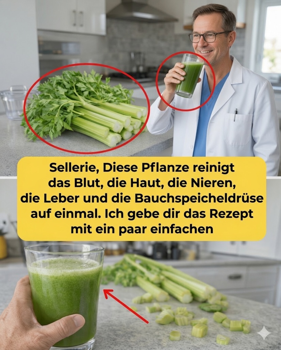 Selleriesaft: Kann dieses einfache grüne Getränk die natürlichen Entgiftungsprozesse Ihres Körpers unterstützen?
