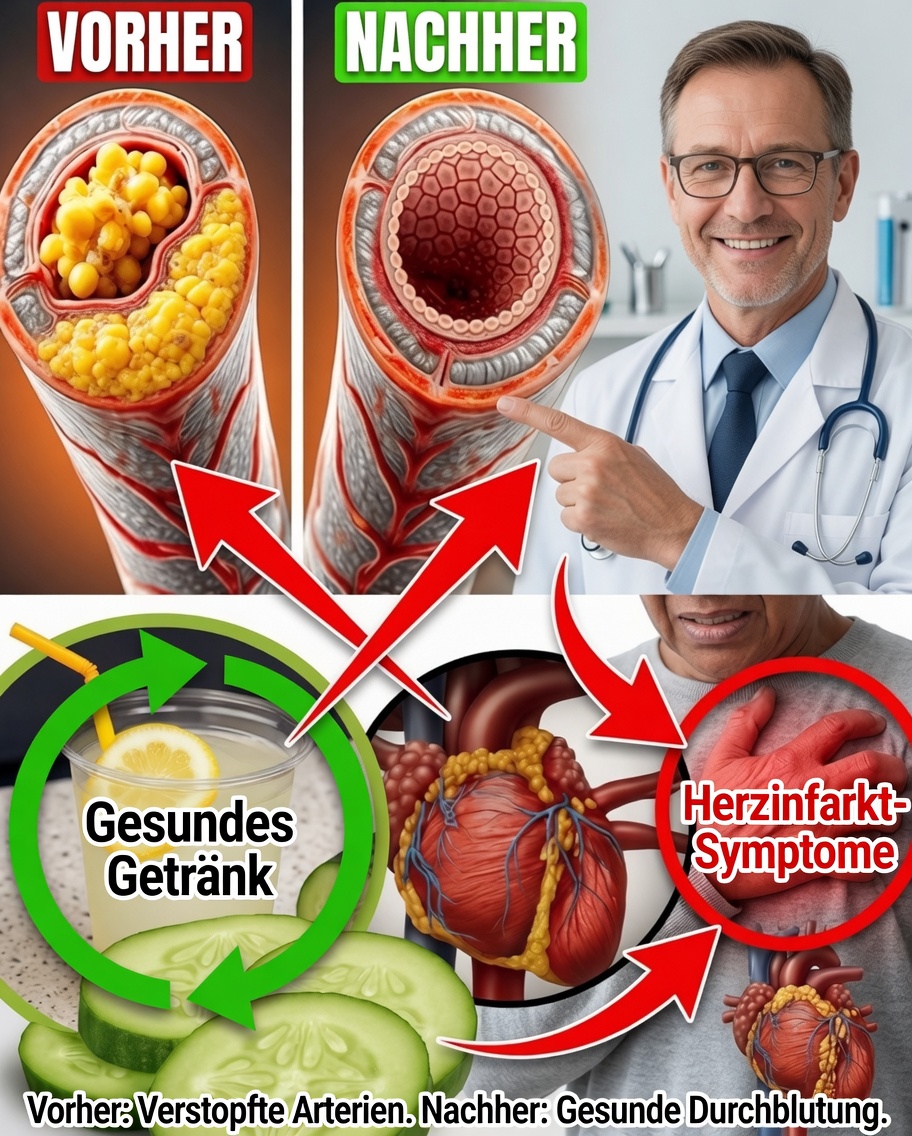 Über 60? Dieses einfache tägliche Getränkeduo kann auf natürliche Weise sauberere Arterien unterstützen