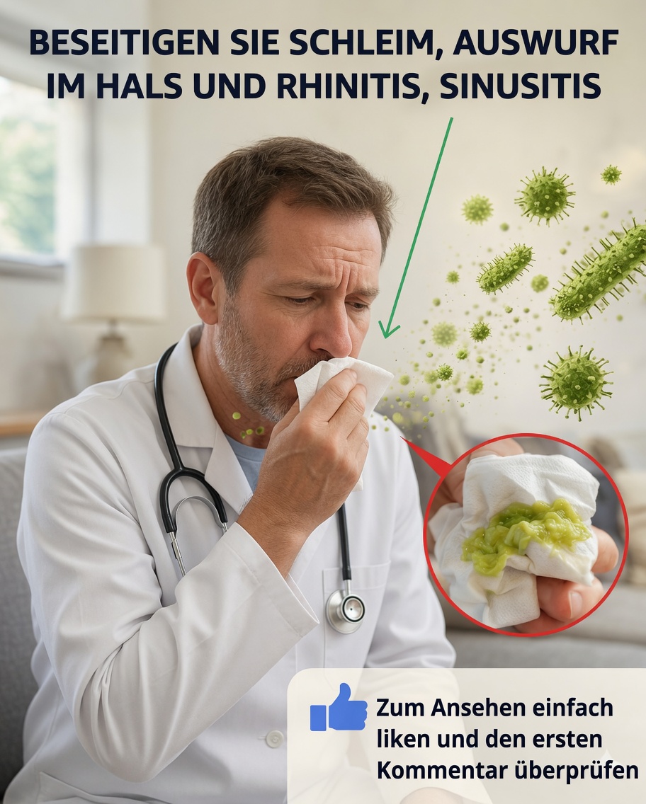 15 kraftvolle Hausmittel, um Schleim, Auswurf und Rhinitis auf natürliche Weise zu beseitigen