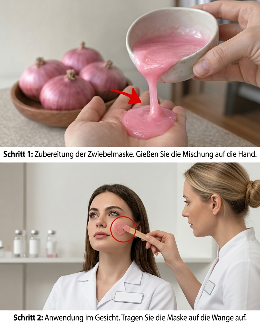 Rote Zwiebel fürs Gesicht: Der natürliche Trick, den Tausende nutzen, um Falten, dunkle Flecken und Pigmentierung zu mildern