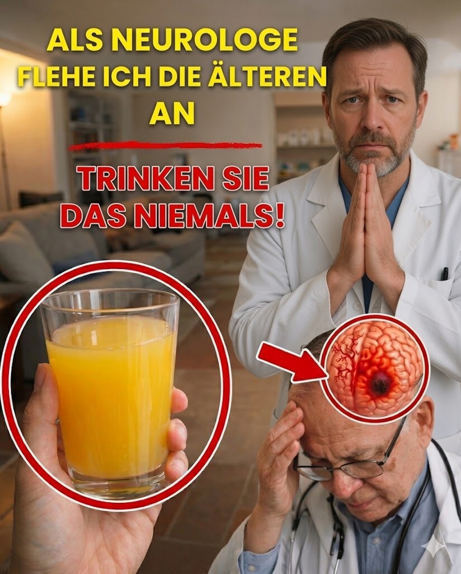 Als Gehirnarzt: Dieser morgendliche Fehler verdreifacht das Schlaganfallrisiko nach dem 60. Lebensjahr!