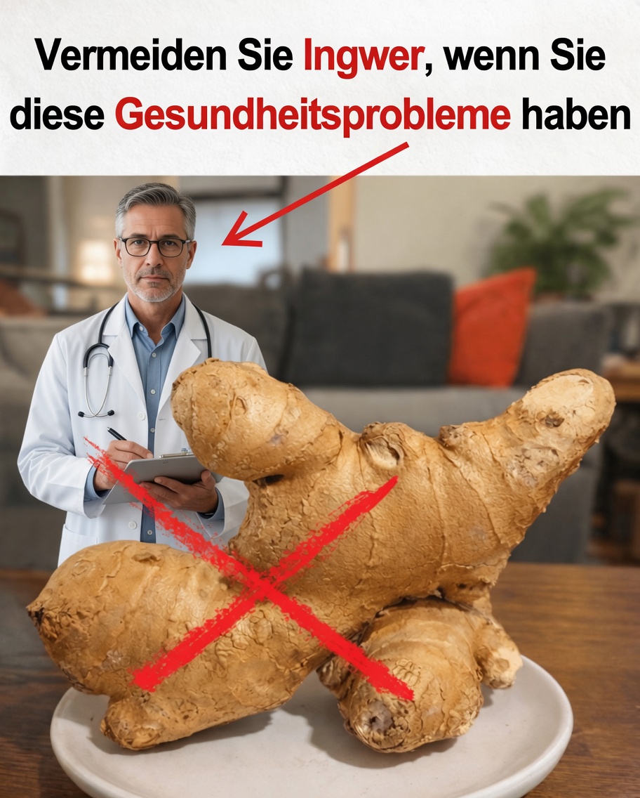 Ärzte warnen: 6 Gesundheitszustände, bei denen Ingwer möglicherweise nicht die beste Wahl für Sie ist