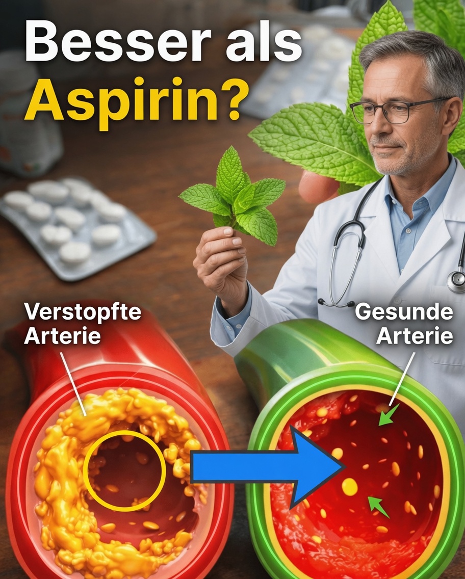 Verabschieden Sie sich von verstopften Arterien mit diesen kraftvollen natürlichen Heilmitteln (besser als Aspirin!)