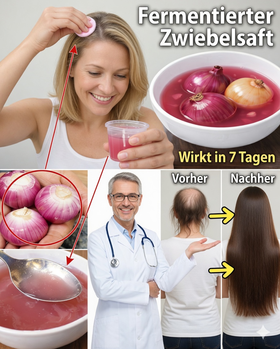 Fermentierter Zwiebelsaft: Das natürliche Geheimnis für dickeres, stärkeres und schneller wachsendes Haar